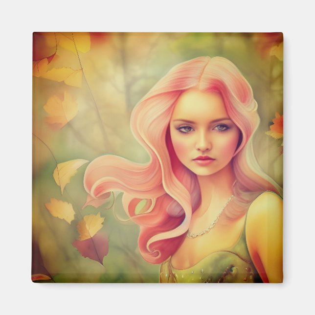 Künstlerische Lady Magnet (Vorne)