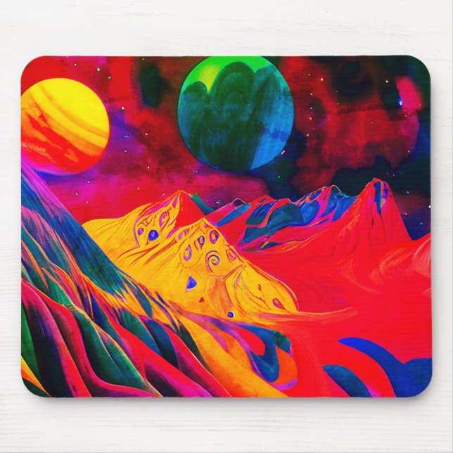 Künstlerische Landschaft Mousepad (Vorne)