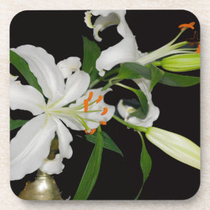 Künstlerische Lilienkollektion-1 Untersetzer
