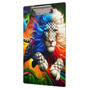 Künstlerische Lion Klemmbrett