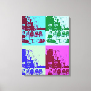 Künstlerische Malerei Palettenkunst Pop Leinwanddruck