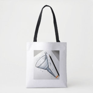 "Künstlerische Marketing-Funnel-Tote-Tasche: 5-Stu Tasche