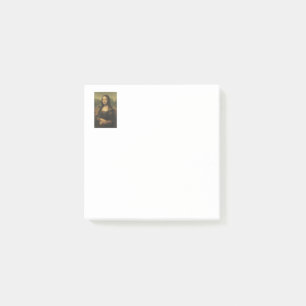 Künstlerische Mona Lisa Post-Itanmerkungen Post-it Klebezettel