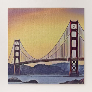 Künstlerische Neuauflage der Golden Gate Bridge