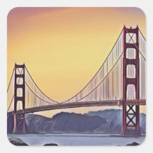 Künstlerische Neuauflage der Golden Gate Bridge