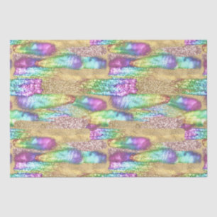Künstlerische Pinselstriche Unicorn Rainbow Imitat Seidenpapier