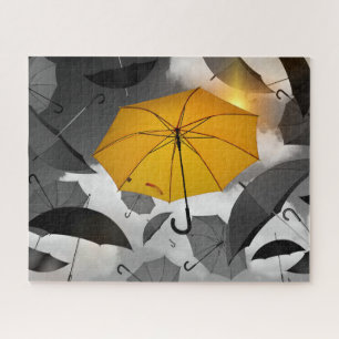 Künstlerische Regenschirm-Fotografie