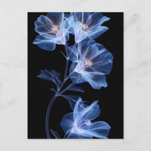 Künstlerische Repräsentation einer Blume durch Rön Postkarte