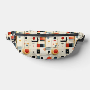 Künstlerische Retro-Geometrie Bauchtasche