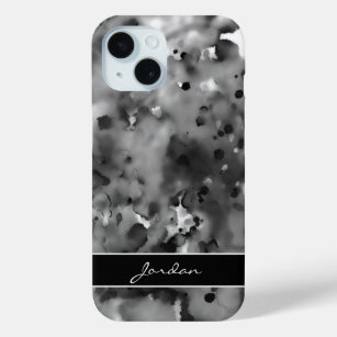 Künstlerische Schwarze Farbe Farbfarbe Spritzer mi Case-Mate iPhone Hülle