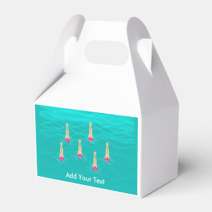 Künstlerische Schwimmer - Schwimmen unter Wasser Geschenkschachtel