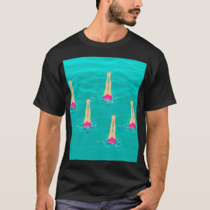 Künstlerische Schwimmer - Schwimmen unter Wasser T-Shirt