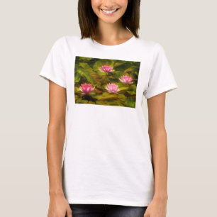 Künstlerische Seerosen, Kalifornien T-Shirt