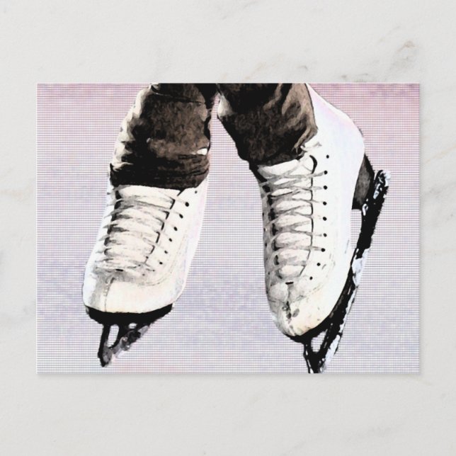 Künstlerische Skate Postkarte (Vorderseite)
