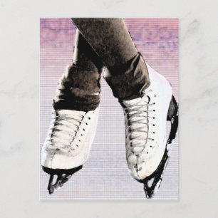 Künstlerische Skate Postkarte
