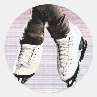 Künstlerische Skate Runder Aufkleber