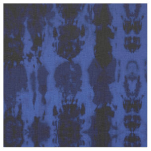 Künstlerische Sommer Navy Blue Farbige Gefärbte Kr Stoff