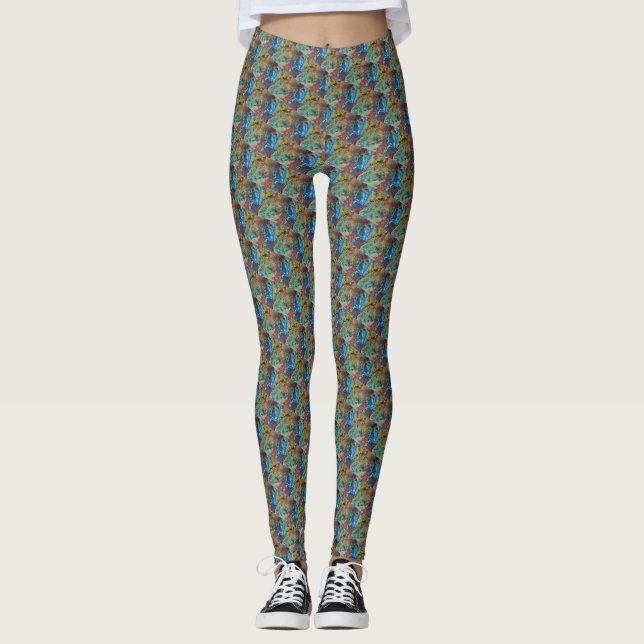 künstlerische Spur Leggings (Vorderseite)