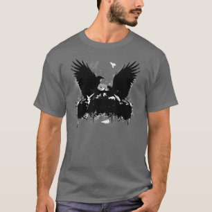 Künstlerische städtische fliegende Graffitti T-Shirt