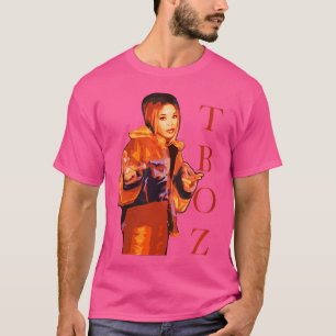 Künstlerische Stance der Frauen T-Boz Rb und Hip H T-Shirt