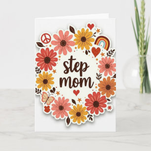 Künstlerische Stiefmutter-Kranzkarte Karte