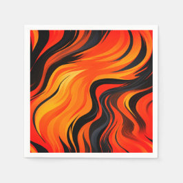 Künstlerische Streifen Serviette