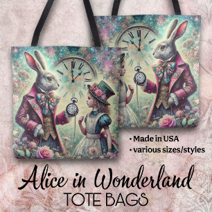 Künstlerische Vintage-Illustration zu Alice im Wun Tasche