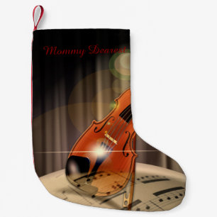 Künstlerische Violinen-Musik Kleiner Weihnachtsstrumpf