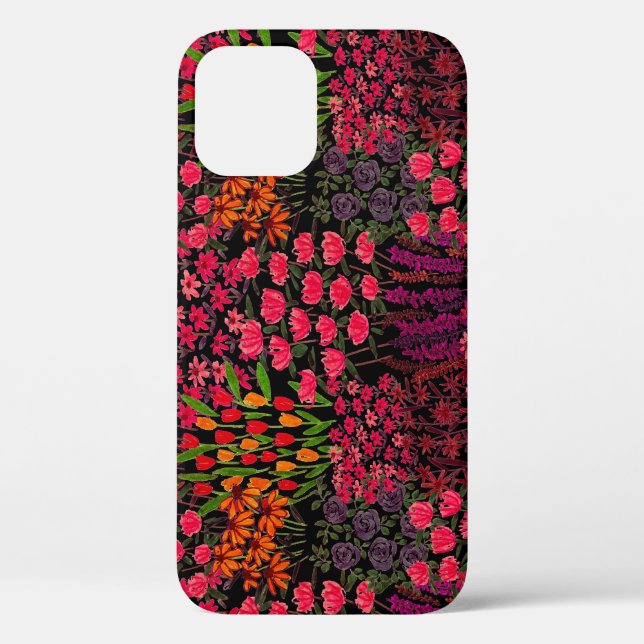 Künstlerische Wildblumen: HandGezeichnet Blumenmus Case-Mate iPhone Hülle (Rückseite)