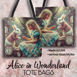 Künstlerische Wonderland-Szene Vintage Boho Tasche