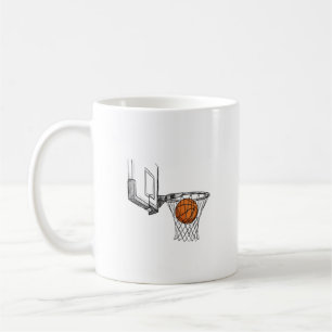 Künstlerischer Basketball Keramikbecher, ideales S Kaffeetasse