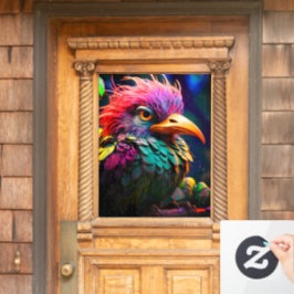 Künstlerischer Bird Fensteraufkleber