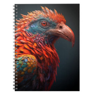 Künstlerischer Bird Notizblock