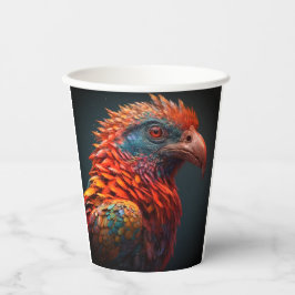 Künstlerischer Bird Pappbecher