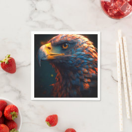 Künstlerischer Bird Serviette
