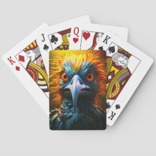 Künstlerischer Bird Spielkarten