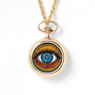 Künstlerischer Böser Blick Spiritueller Schmuck Ge Armbanduhr