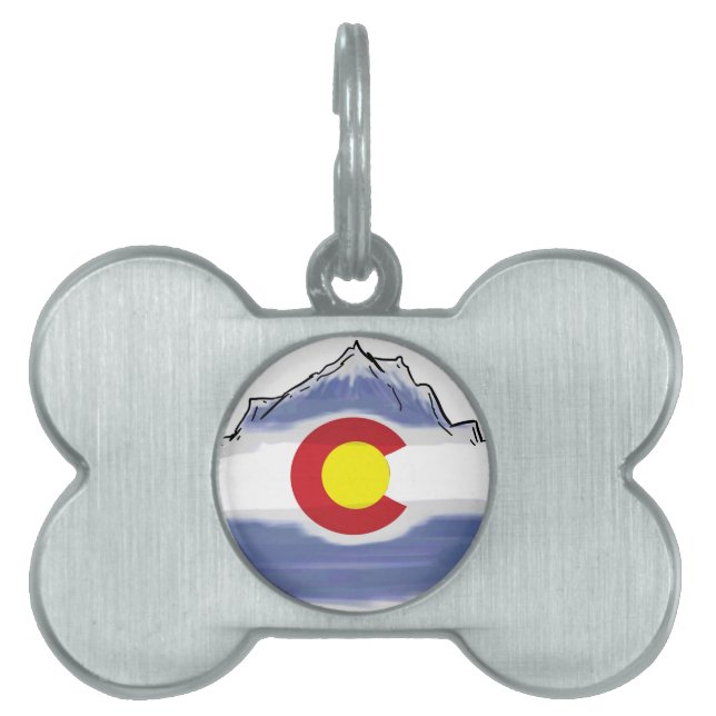 Künstlerischer Colorado-Flaggenberg Tiermarke (Vorderseite)