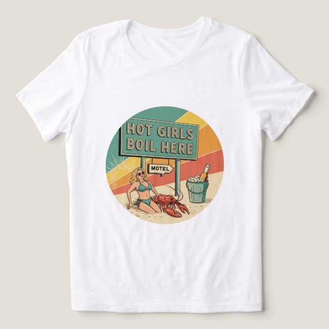 Künstlerischer Crawfish Boil Vibes T - Shirt! 🎨 � Tri-Blend Shirt (Design Vorderseite)