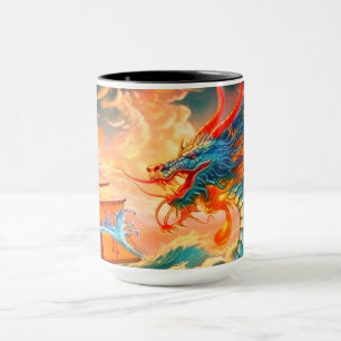 Künstlerischer Drache Tasse