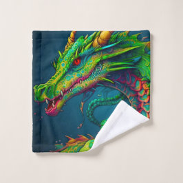 Künstlerischer Drache Waschlappen