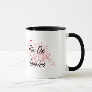 Künstlerischer Entwurf Stadt Rio de Janeiro Tasse