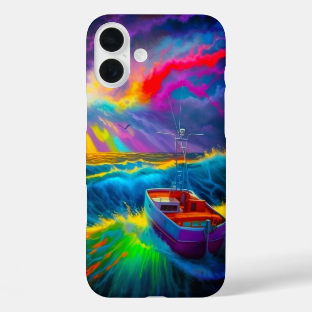 Künstlerischer Fall iPhone 16 Plus Hülle (Rückseite)