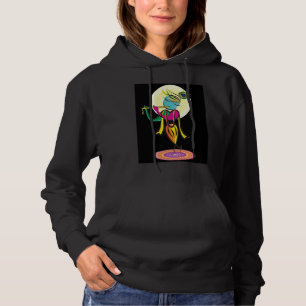 Künstlerischer farbenfroher Herr Shri Krishna mit Hoodie
