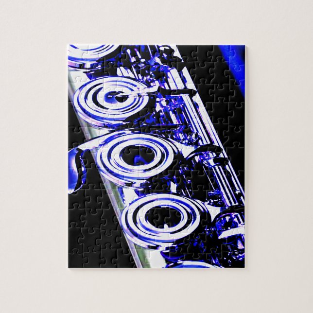 Künstlerischer Flute Silver Metal Schöner Spaß (Vertikal)