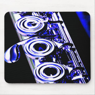 Künstlerischer Flute Silver Metal Schöner Spaß Mousepad