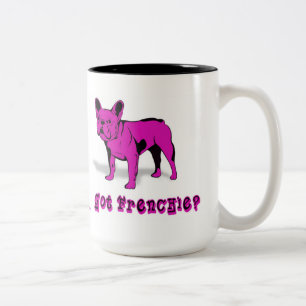 Künstlerischer französische zweifarbige tasse