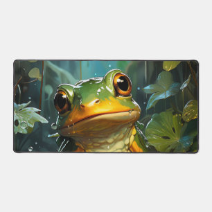 Künstlerischer Frosch Schreibtischunterlage