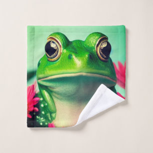 Künstlerischer Frosch Waschlappen