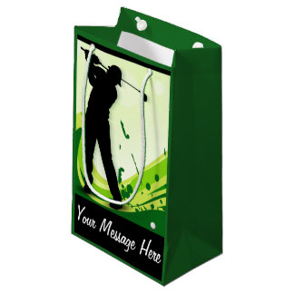 Künstlerischer Golf-Spieler Kleine Geschenktüte